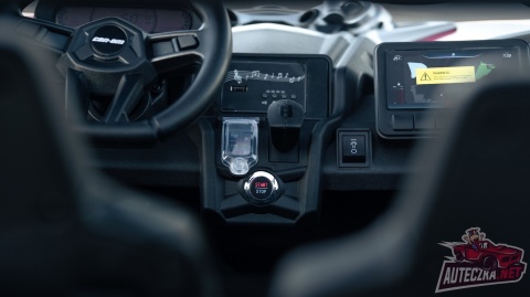 Auto na akumulator Buggy CAN-AM Maverick 3 PREMIUM DELUXE Czerwony + POMPOWANE KOŁA + POWIĘKSZONY AKUMULATOR