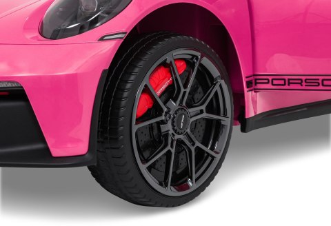 Auto na akumulator Porsche 911 GT3 24V 10Ah Różowe + 4x200W MOCY + PILOT