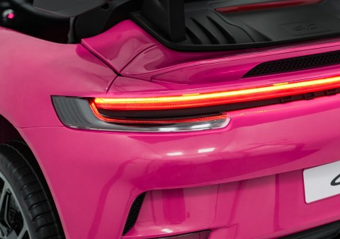 Auto na akumulator Porsche 911 GT3 24V 10Ah Różowe + 4x200W MOCY + PILOT