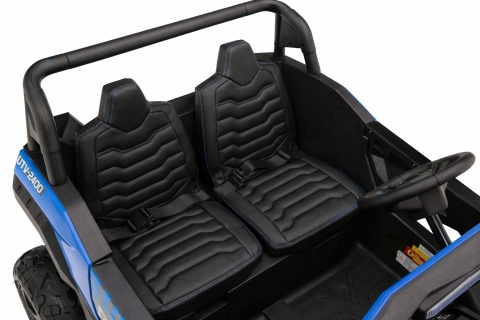 Buggy ATV Strong Racing dla 2 dzieci Niebieski + Silnik bezszczotkowy + Pompowane koła + POWIĘKSZONY AKUMULATOR 24V 20AH