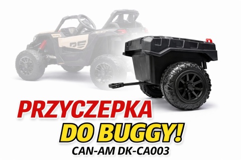 ZESTAW Auto + PRZYCZEPA Buggy Can-am MAVERICK 4x200W 24V DK-CA003 Khaki