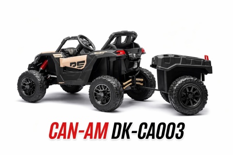 ZESTAW Auto + PRZYCZEPA Buggy Can-am MAVERICK 4x200W 24V DK-CA003 Khaki