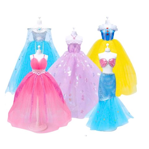 Zestaw Kreatywny DIY Projektowanie Szycie Ubrań Dla Lalek