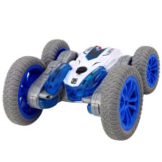 Autko Kaskaderskie Zdalnie Sterowane RC Światła Dym Drift 360° Niebieski