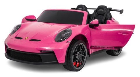 Auto na akumulator Porsche 911 GT3 24V 10Ah Różowe + 4x200W MOCY + PILOT