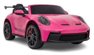 Auto na akumulator Porsche 911 GT3 24V 10Ah Różowe + 4x200W MOCY + PILOT