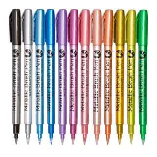 Kolorowy metalowy długopis