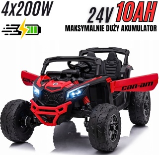 ORYGINALNY CAN-AM MAVERICK NA AKUMULATOR 800 W, PEŁNE WYPOSAŻENIE /DK-CA003