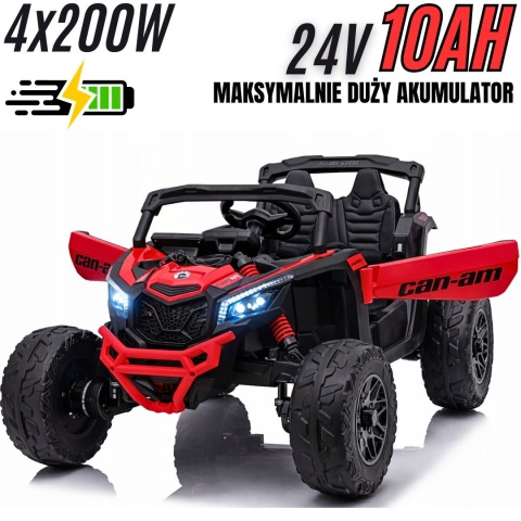 ORYGINALNY CAN-AM MAVERICK NA AKUMULATOR 800 W, PEŁNE WYPOSAŻENIE /DK-CA003