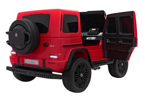 Pojazd Mercedes Benz G63 AMG XXL STRONG Lakier Czerwony
