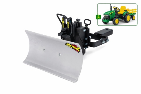 ZESTAW PŁUG ŚNIEŻNY ROLLY TOYS + ADAPTER do traktorka JOHN DEERE