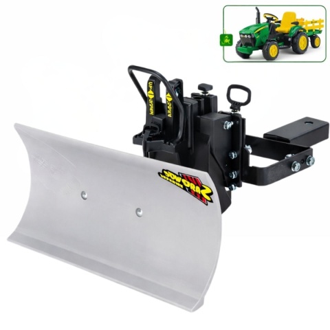 ZESTAW PŁUG ŚNIEŻNY ROLLY TOYS + ADAPTER do traktorka JOHN DEERE
