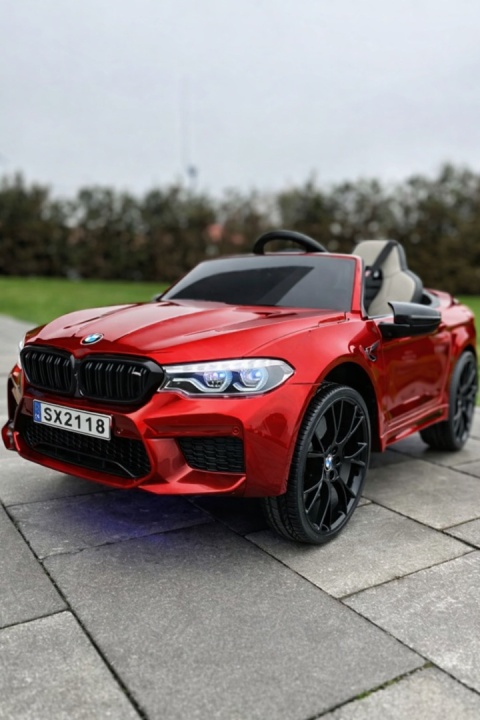 ORYGINALNE BMW M5 24V Z FUNKCJĄ DRIFTU - MIĘKKIE KOŁA, DUŻE SIEDZENIE /SX2118