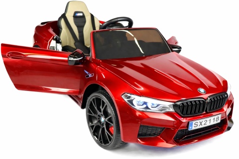 ORYGINALNE BMW M5 24V Z FUNKCJĄ DRIFTU - MIĘKKIE KOŁA, DUŻE SIEDZENIE /SX2118