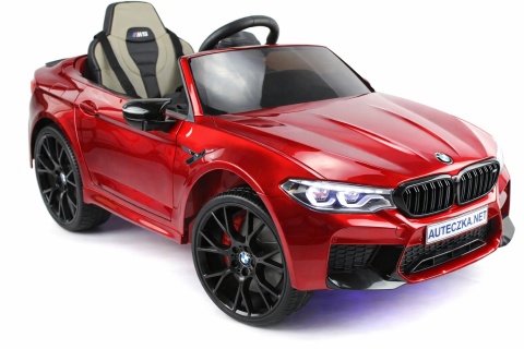 ORYGINALNE BMW M5 24V Z FUNKCJĄ DRIFTU - MIĘKKIE KOŁA, DUŻE SIEDZENIE /SX2118