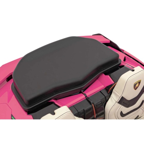 Auto na akumulator dwuosobowe Lamborghini SIAN Różowy 4x100W 24V