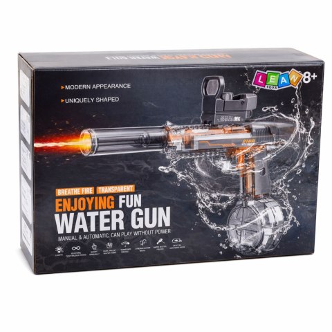 Elektryczny Pistolet Broń Na Wodę Podświetlenie LED Zasięg 8M