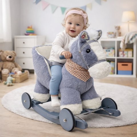 Koń Na Biegunach Bujak Osiołek Szary