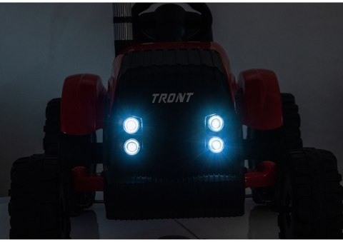 Traktor Na Akumulator CH9959B Z Przyczepą Czerwony 24V