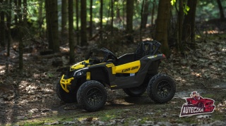 OUTLET Auto Na Akumulator Buggy Can-am MAVERICK 4x200W 24V DK-CA003 Żółty + POWIĘKSZONY AKUMULATOR 24V10Ah