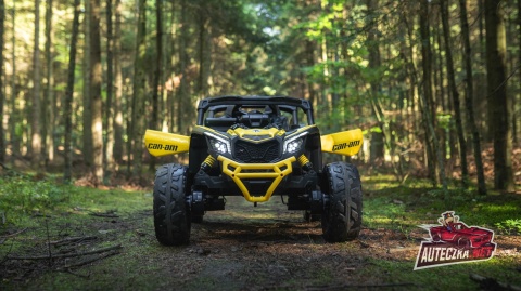 OUTLET Auto Na Akumulator Buggy Can-am MAVERICK 4x200W 24V DK-CA003 Żółty + POWIĘKSZONY AKUMULATOR 24V10Ah