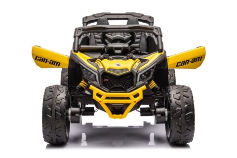 OUTLET Auto Na Akumulator Buggy Can-am MAVERICK 4x200W 24V DK-CA003 Żółty + POWIĘKSZONY AKUMULATOR 24V10Ah