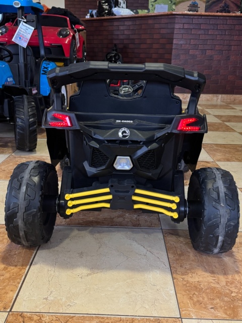 OUTLET Auto Na Akumulator Buggy Can-am MAVERICK 4x200W 24V DK-CA003 Żółty + POWIĘKSZONY AKUMULATOR 24V10Ah