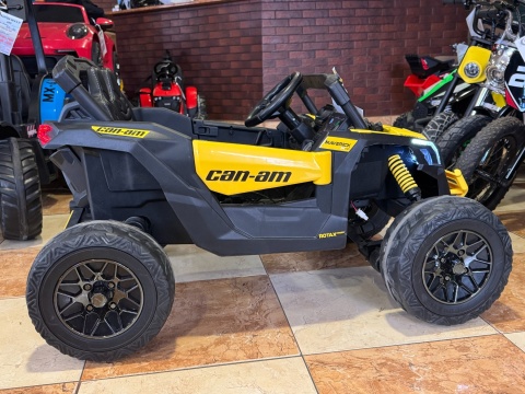 OUTLET Auto Na Akumulator Buggy Can-am MAVERICK 4x200W 24V DK-CA003 Żółty + POWIĘKSZONY AKUMULATOR 24V10Ah