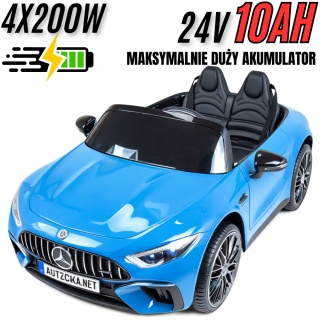 Auto Na Akumulator Mercedes AMG SL63 Niebieskie Lakierowane