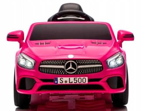 Auto na akumulator MERCEDES SL500 Różowy 2x45W + PILOT
