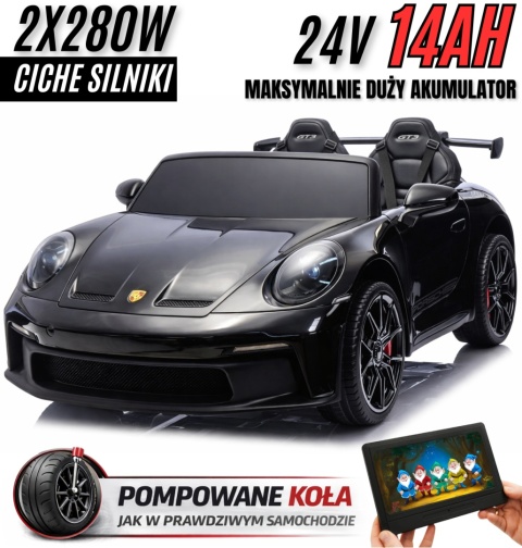 Auto na akumulator Porsche 911 GT3 STRONG 24V 14Ah + 560W MOCY!