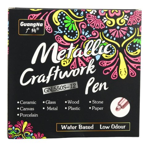 Kolorowy metalowy długopis