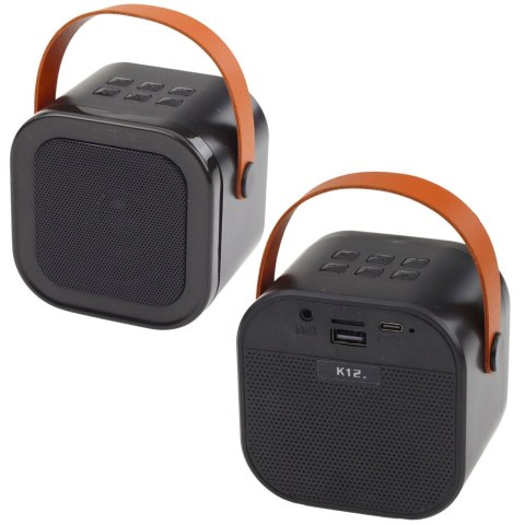 Mikrofony z głośnikiem czarne