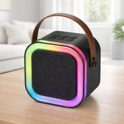 Mikrofony z głośnikiem czarne