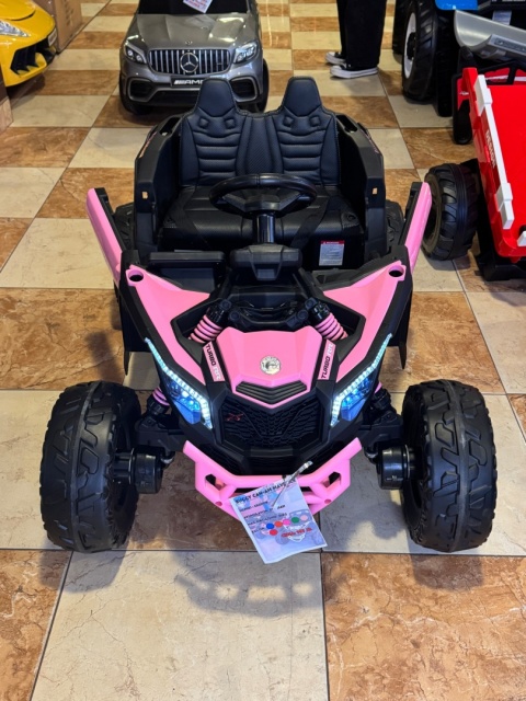 OUTLET Auto Na Akumulator Buggy Can-am MAVERICK 4x200W 24V DK-CA003 Różowy