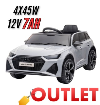 OUTLET Pojazd na Akumulator Audi RS6 BRD-2118 Szary