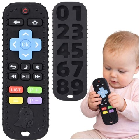 Pilot Dla Malucha Sensoryczny Gryzak Liczby Gumowy Czarny