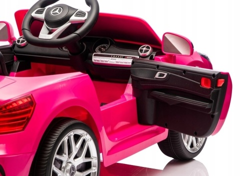 Auto na akumulator MERCEDES SL500 Różowy 2x45W + PILOT