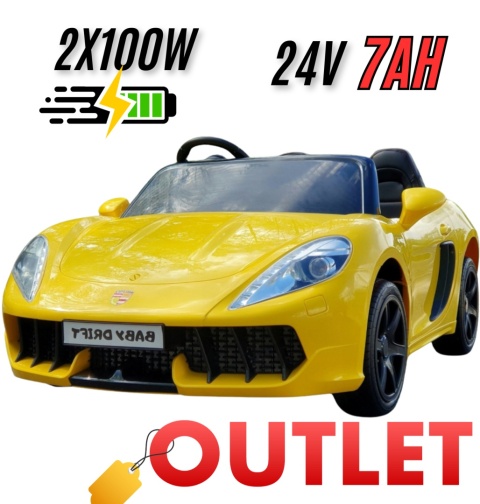 OUTLET Pojazd PERFECTA 24V LIFT żółta