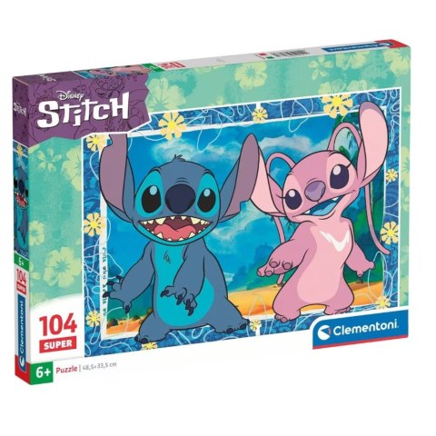 Puzzle 104 Super DISNEY STITCH 3 Clementoni 27573