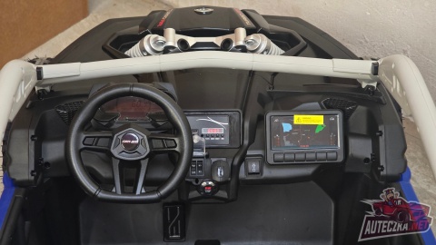 Auto na akumulator Buggy CAN-AM Maverick 3 PREMIUM DELUXE Niebiesko Czarny + POMPOWANE KOŁA + POWIĘKSZONY AKUMULATOR