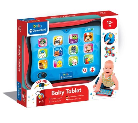 Dziecięcy Mówiący Tablet Język Polski Niemiecki Portugalski Turecki Clementoni 17535