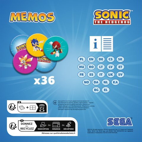 GRA - Memos Sonic - The Hedgehog - Trefl 02897