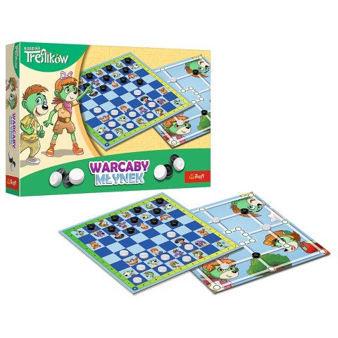 GRA - Warcaby i Młynek Rodzina Treflików Trefl 02658
