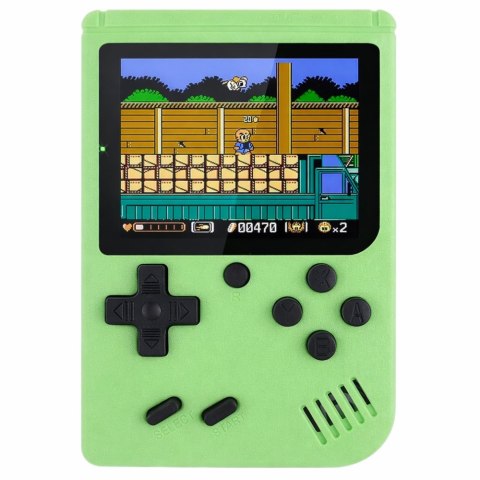 Gra Elektroniczna Konsola Retro 108w1 Ekran LCD Zielona