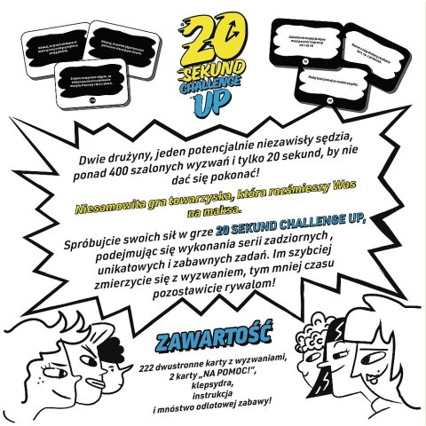 Gra planszowa 20 sekund challenge: nowe rozdanie Trefl 02903