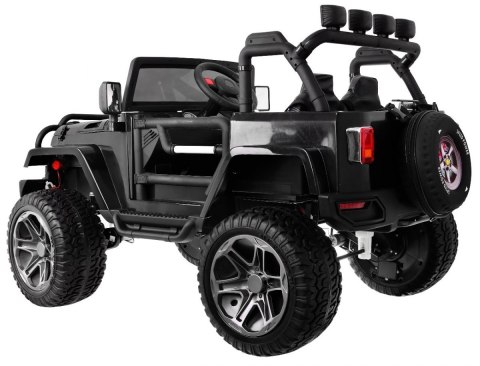 Outlet Pojazd Monster Jeep 4x4 Czarny WXE1688 24V7Ah 800W