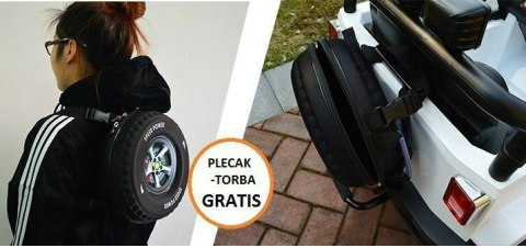 Outlet Pojazd Monster Jeep 4x4 Czarny WXE1688 24V7Ah 800W