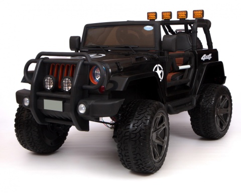 Outlet Pojazd Monster Jeep 4x4 Czarny WXE1688 24V7Ah 800W