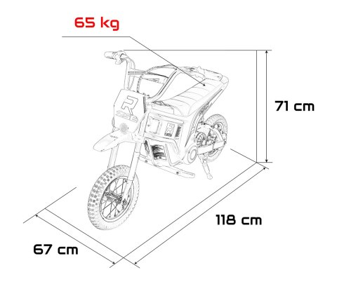 Pojazd Motor RZ56 MAX Różowy